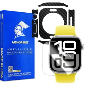 [1   6 Pack] Armorsuit Vinyl Skin Wrap Film for Apple Watch Series 10 (42mm)   Screen Protector