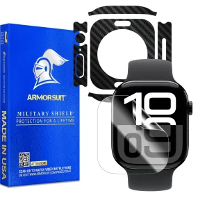 [1   6 Pack] Armorsuit Vinyl Skin Wrap Film for Apple Watch Series 10 (46mm)   Screen Protector