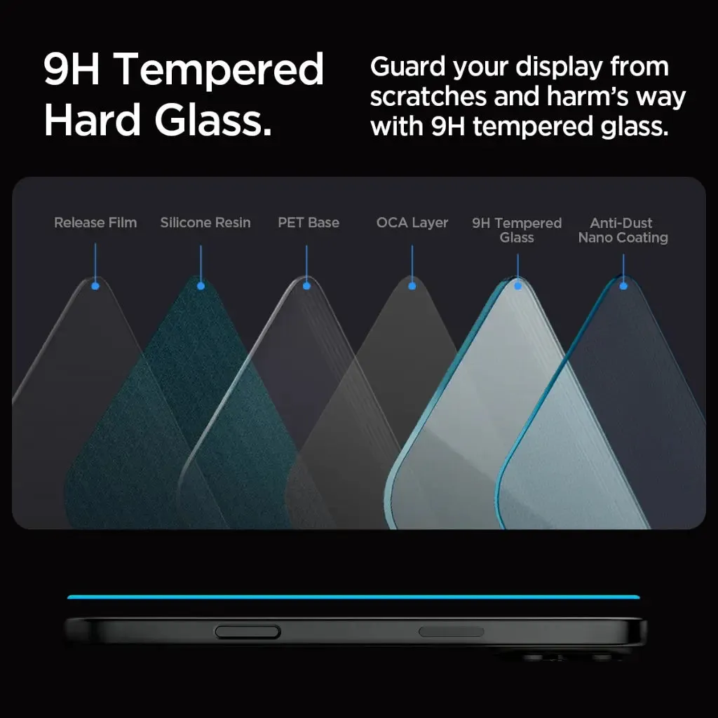 [1 Pack] iPhone 16 Pro Tempered Glass EZ Fit