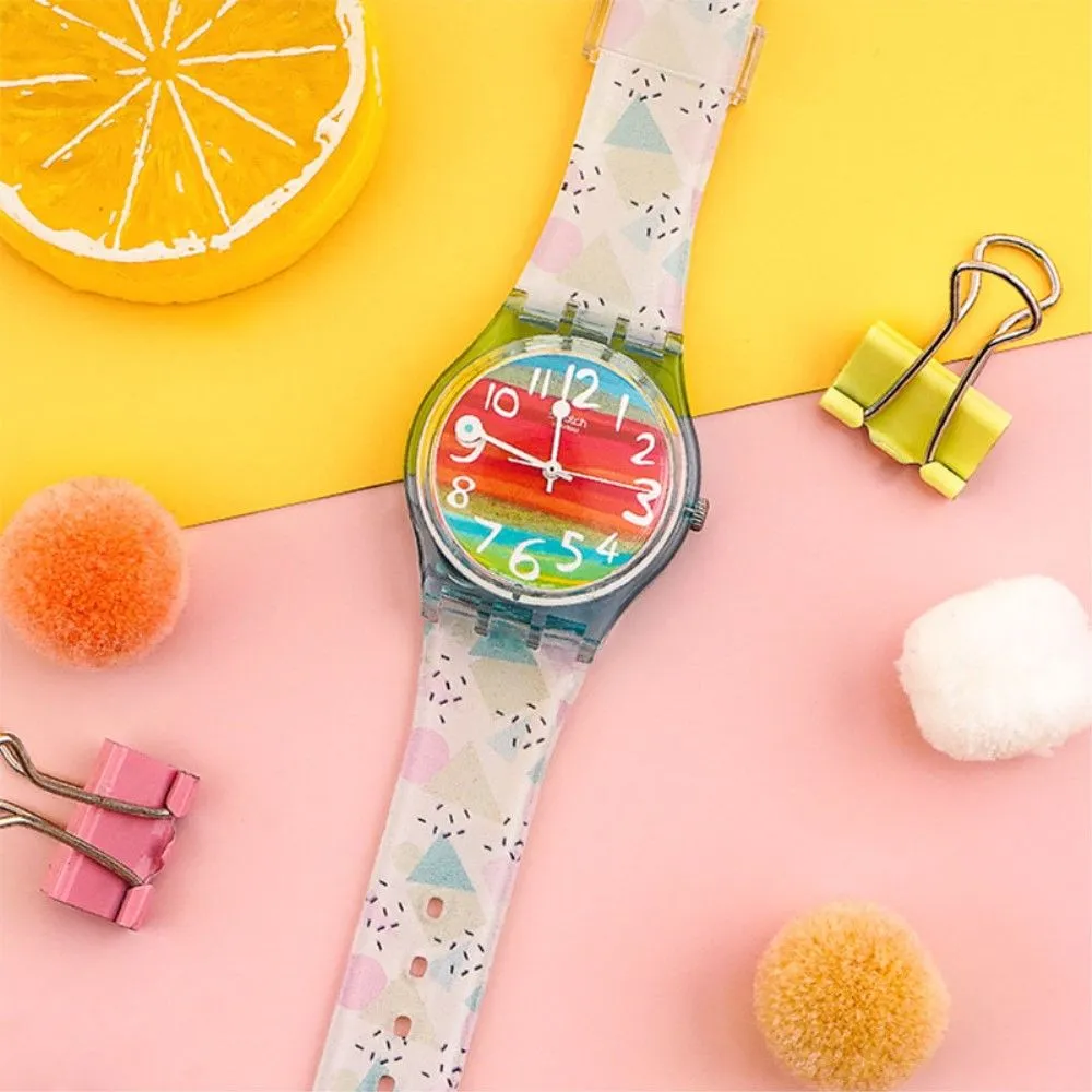 17mm Universal cute silicone watch strap - Cross Grain