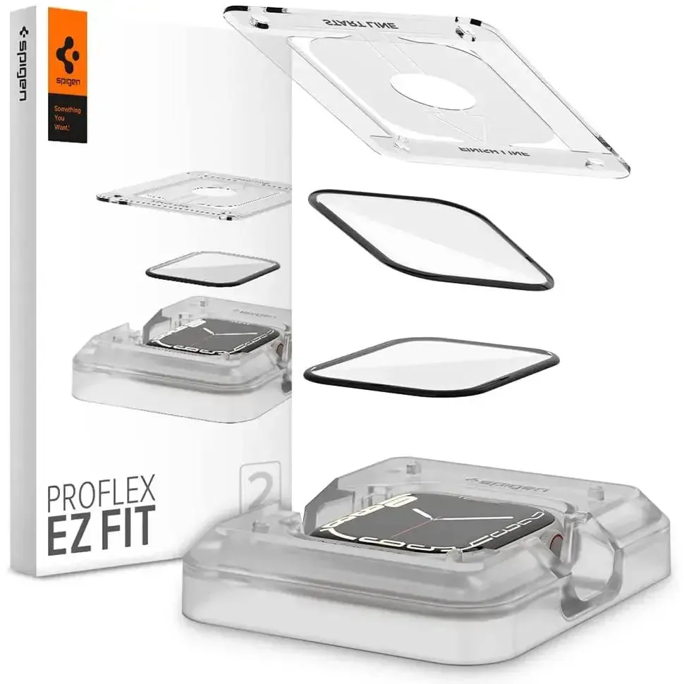 [2 Pack] Apple Watch Screen Protector Series (41mm) ProFlex EZ Fit