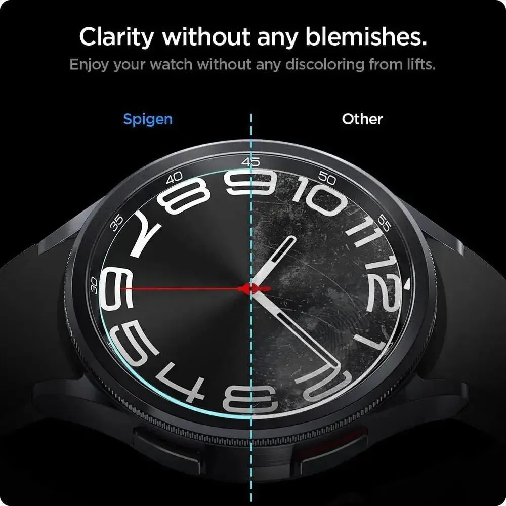 [2 Pack] Galaxy Watch 6 Classic Screen Protector (43mm) EZ FIT GLAS.tR