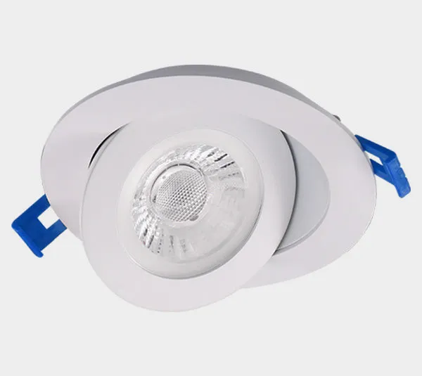 3.5" LED FLOATING GIMBAL - 6W - WHITE TRIM