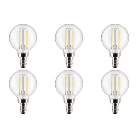 3W G16.5 LED - Clear - Candelabra base - 90 CRI - 4000K - 120V - 6-Pack