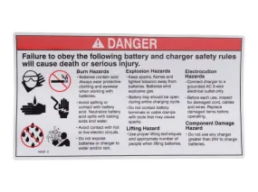 46262GT Danger Battery Safety | Genie