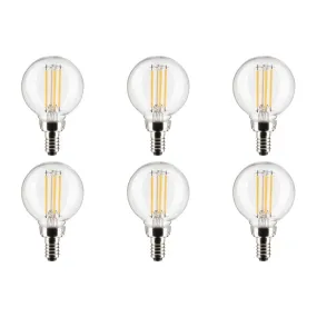 4W G16.5 LED - Clear - Candelabra base - 90 CRI - 2700K - 120V - 6-Pack