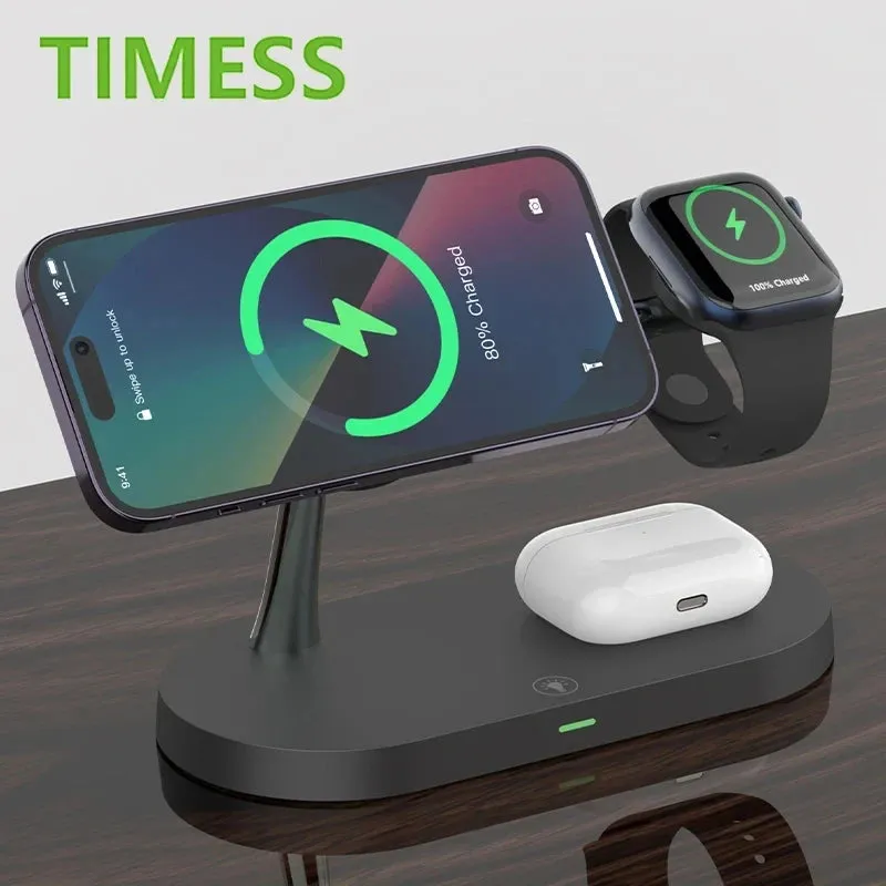 5-in-1 Magnetic Wireless Charger Stand