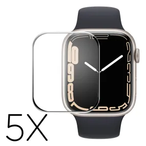 5Pcs ENKAY Apple Watch (45mm) 3D curved HD screen protector - Black