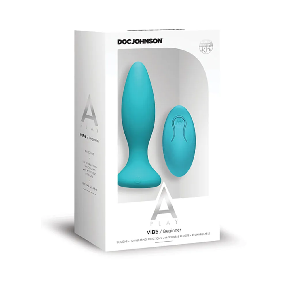 A-play Vibe Begin Plug W/remote Teal