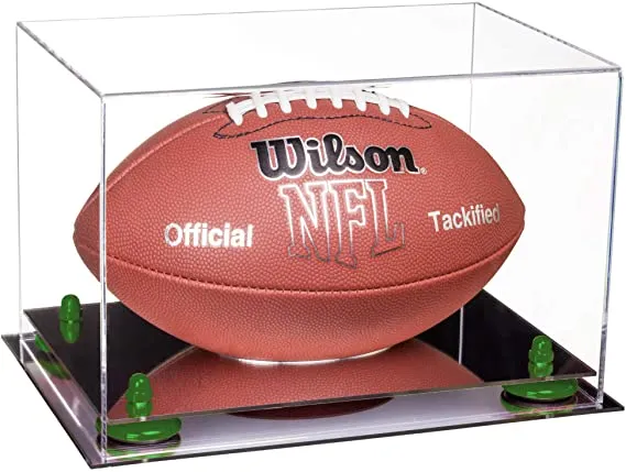 Acrylic Full Size Football Display Case - Clear (B41/A004)