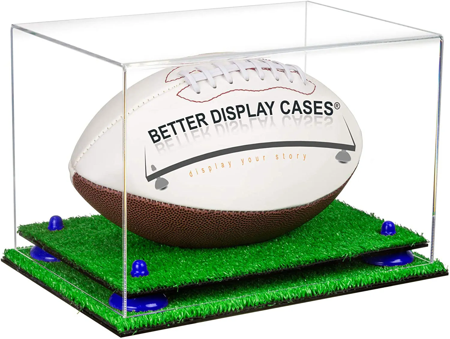 Acrylic Full Size Football Display Case - Clear (B41/A004)