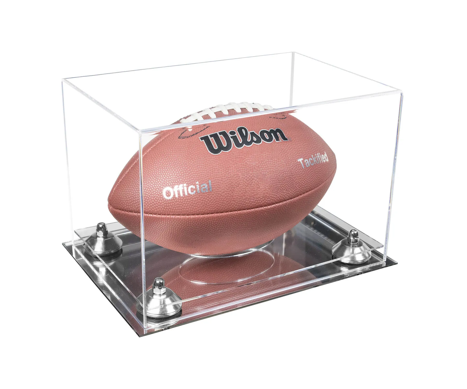 Acrylic Full Size Football Display Case - Clear (B41/A004)