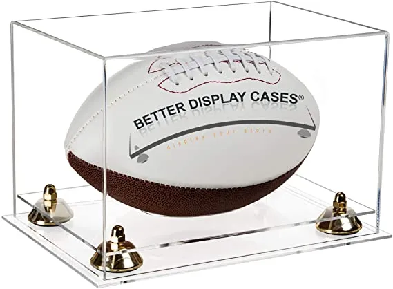 Acrylic Full Size Football Display Case - Clear (B41/A004)