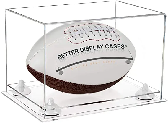 Acrylic Full Size Football Display Case - Clear (B41/A004)