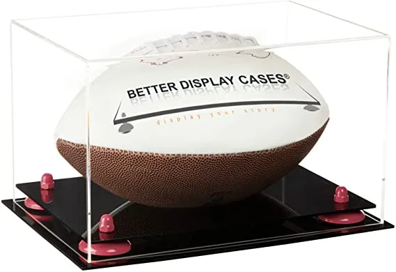 Acrylic Full Size Football Display Case - Clear (B41/A004)