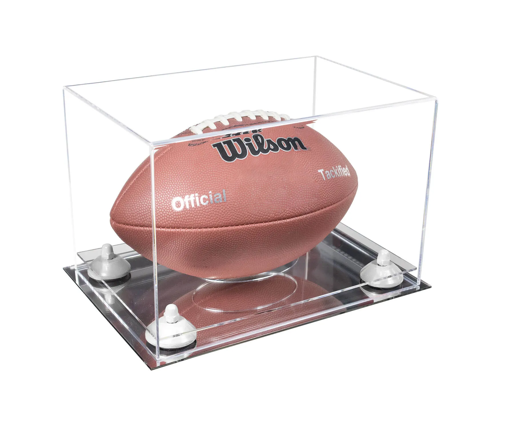 Acrylic Full Size Football Display Case - Clear (B41/A004)