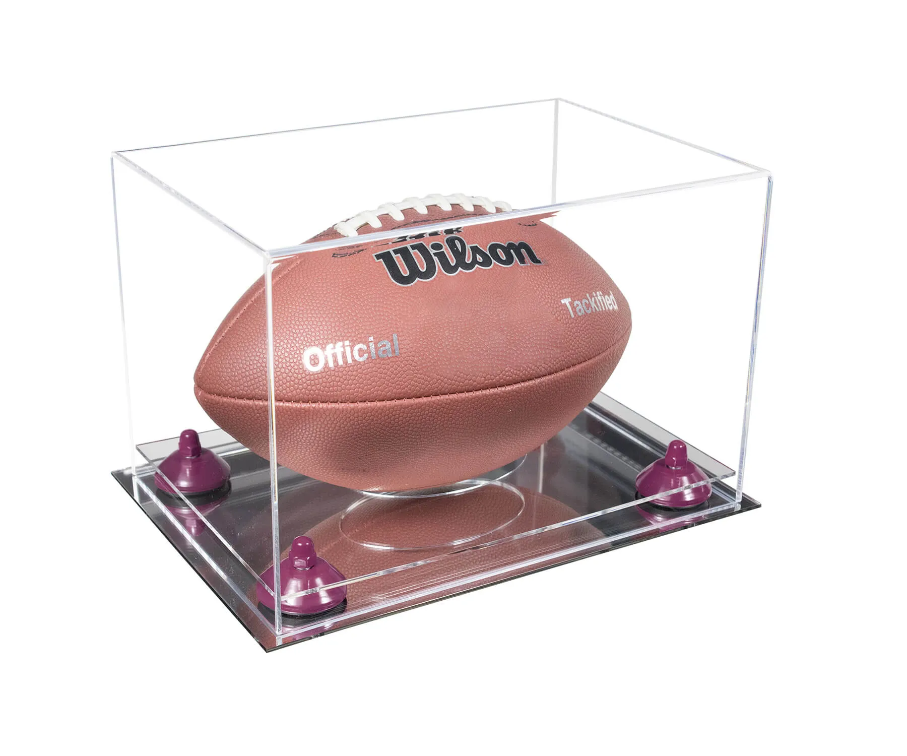 Acrylic Full Size Football Display Case - Clear (B41/A004)