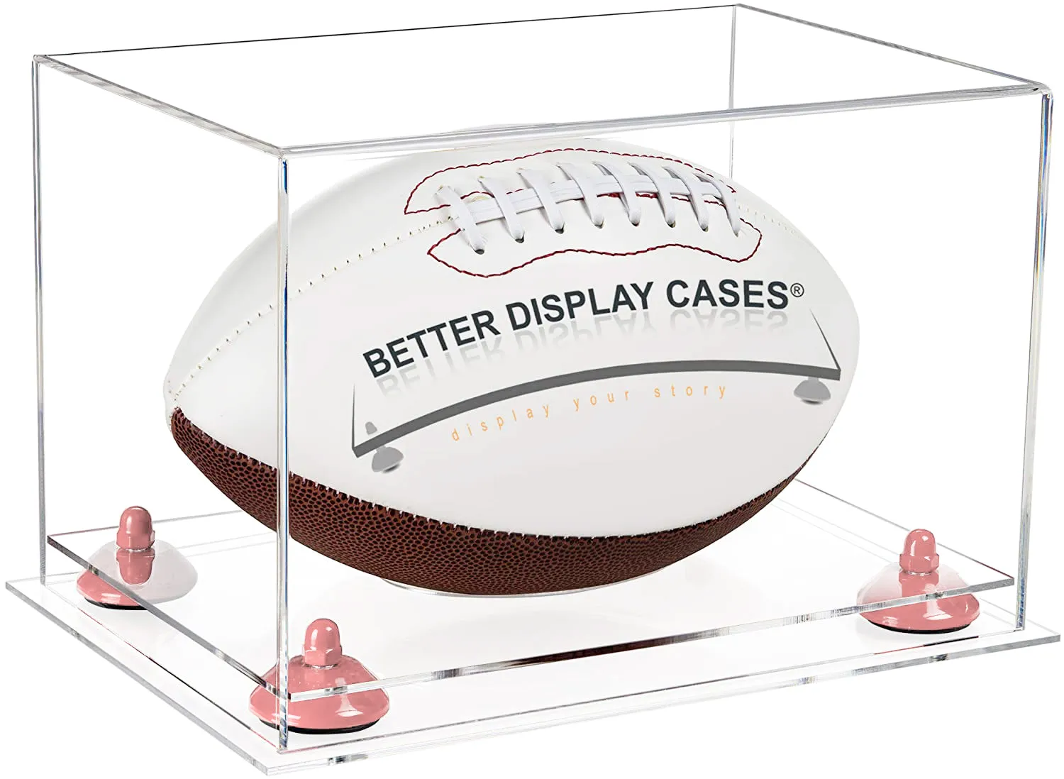 Acrylic Full Size Football Display Case - Clear (B41/A004)