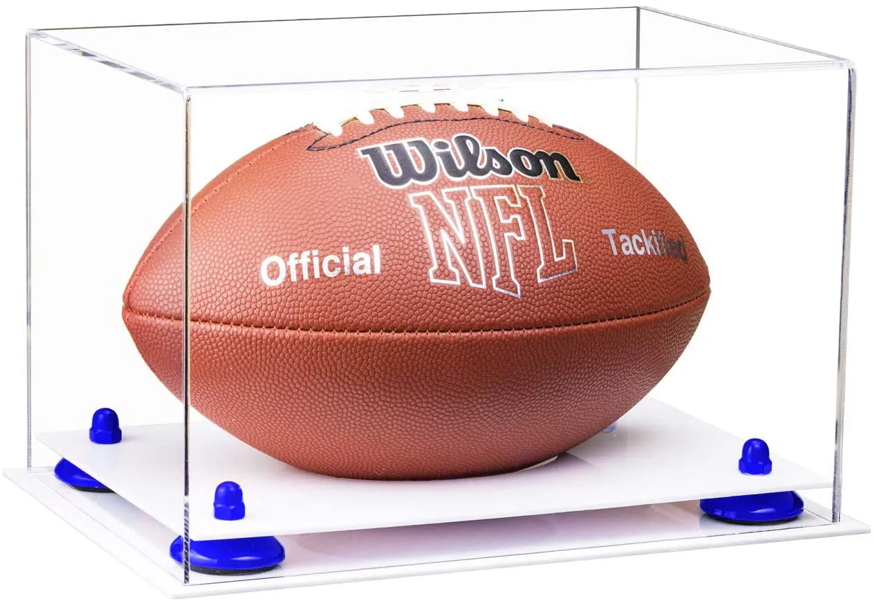 Acrylic Full Size Football Display Case - Clear (B41/A004)