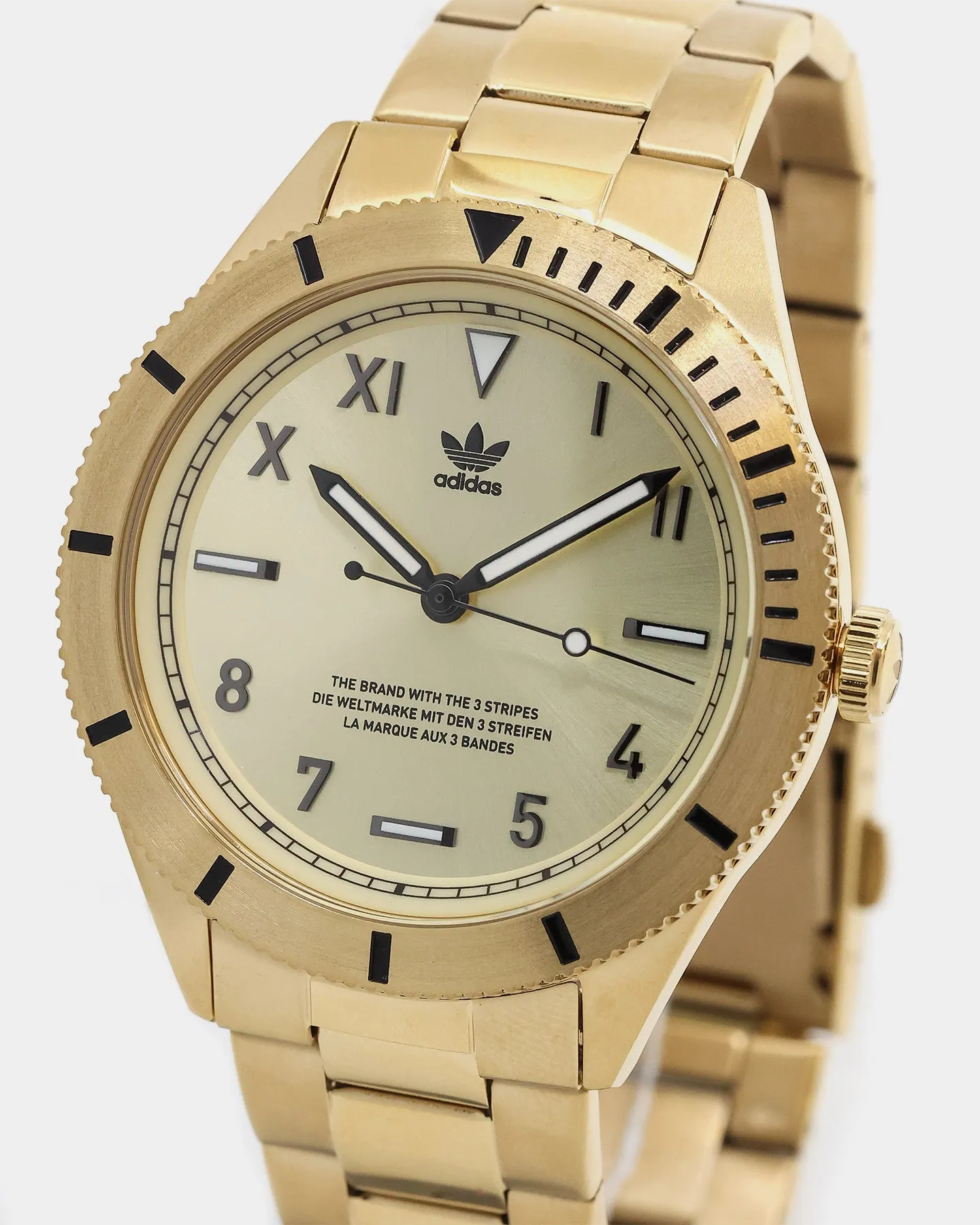 Adidas Edition Three 42MM Gold/Gold