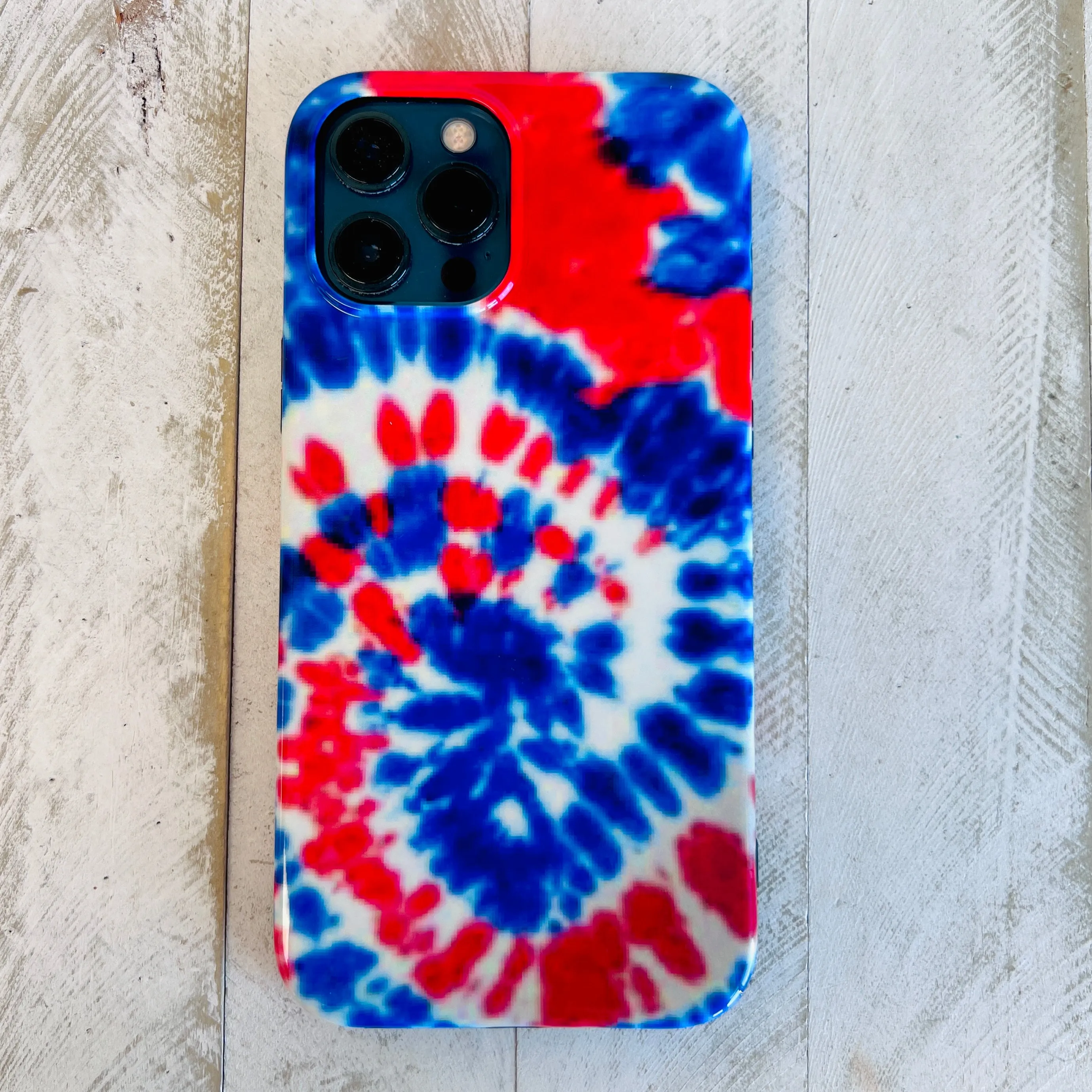 American Tie Dye Phone Case For iPhone