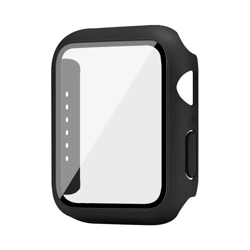 AMZER 2 in 1 PC Frame Case with Tempered Glass Film For Apple Watch Series 8 41mm