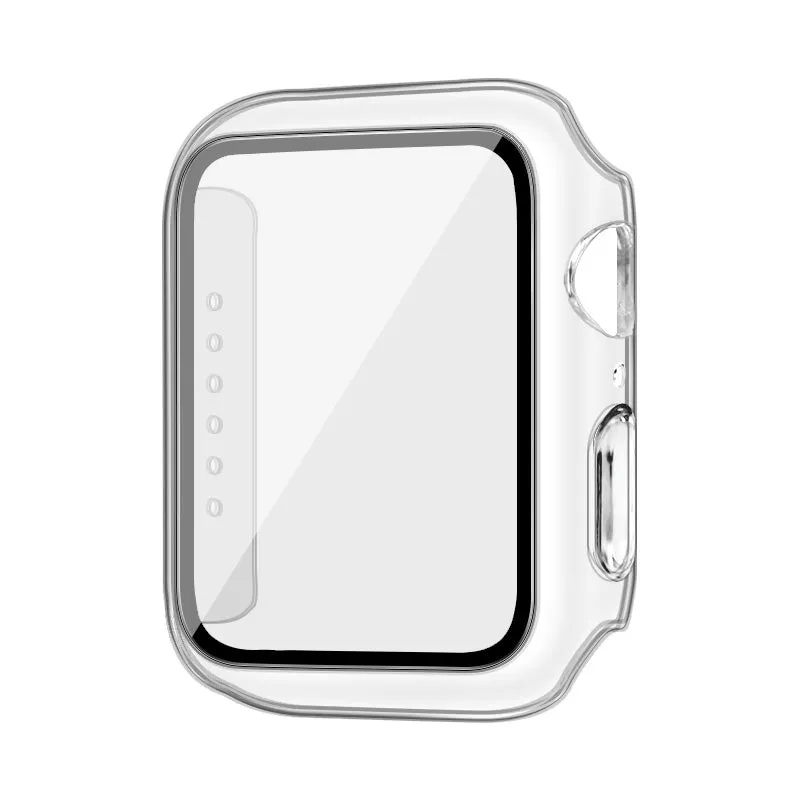 AMZER 2 in 1 PC Frame Case with Tempered Glass Film For Apple Watch Series 8 41mm