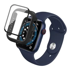 AMZER 2 in 1 PC Frame Case with Tempered Glass Film For Apple Watch Series 8 41mm