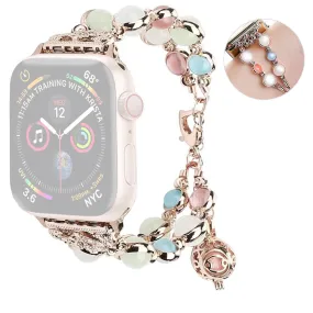 Apple Watch 40mm elegant luminous pear décor watch strap - Rose Gold