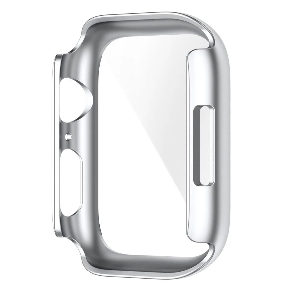 Apple Watch (41mm) 2-in-1 cover with tempered glass screen protector - Silver