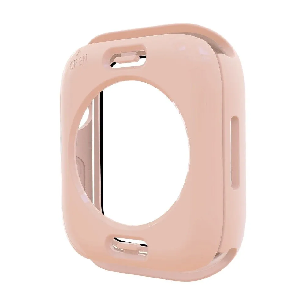 Apple Watch (41mm) elegant cover with built-in tempered glass - Pink