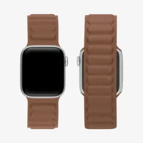 Apple Watch Leather Link Strap (40mm) - Saddle Brown