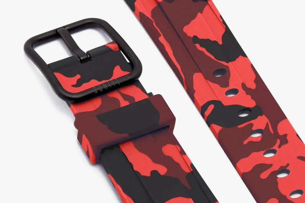 Apple Watch Sport Band Red Camo