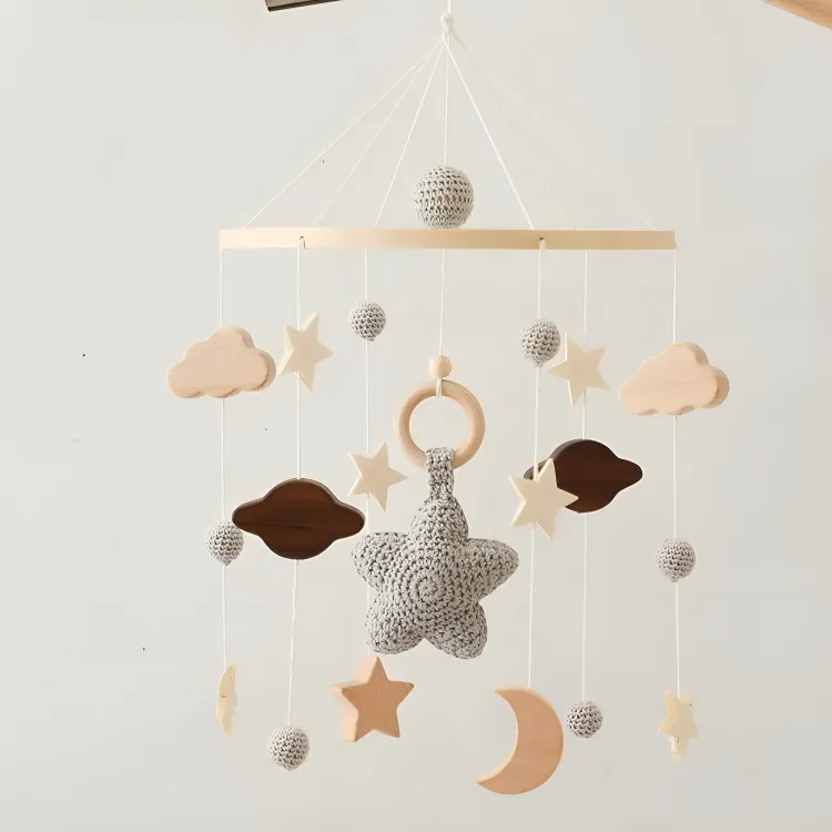 Baby Mobile Wooden Toy