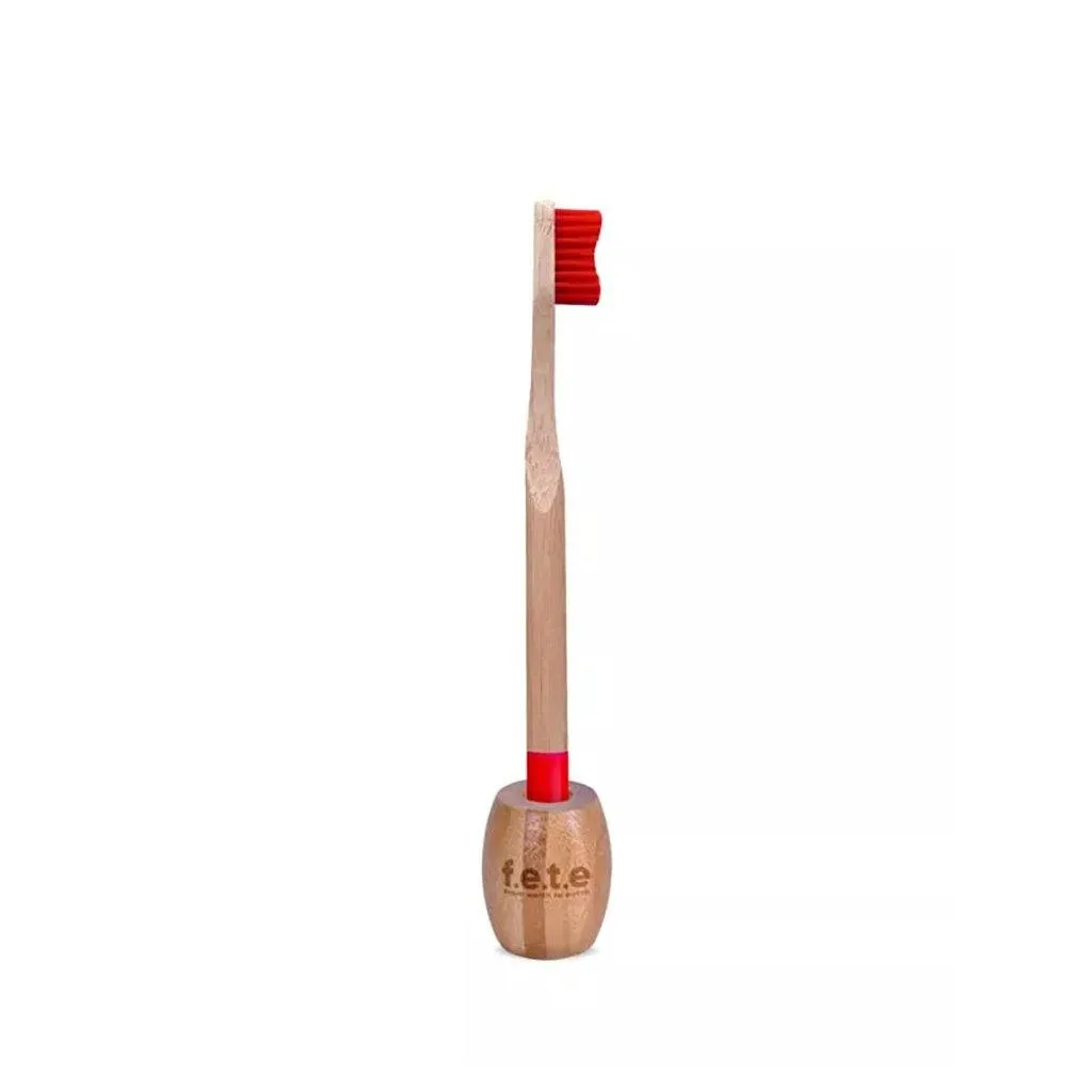 Bamboo Toothbrush Stand