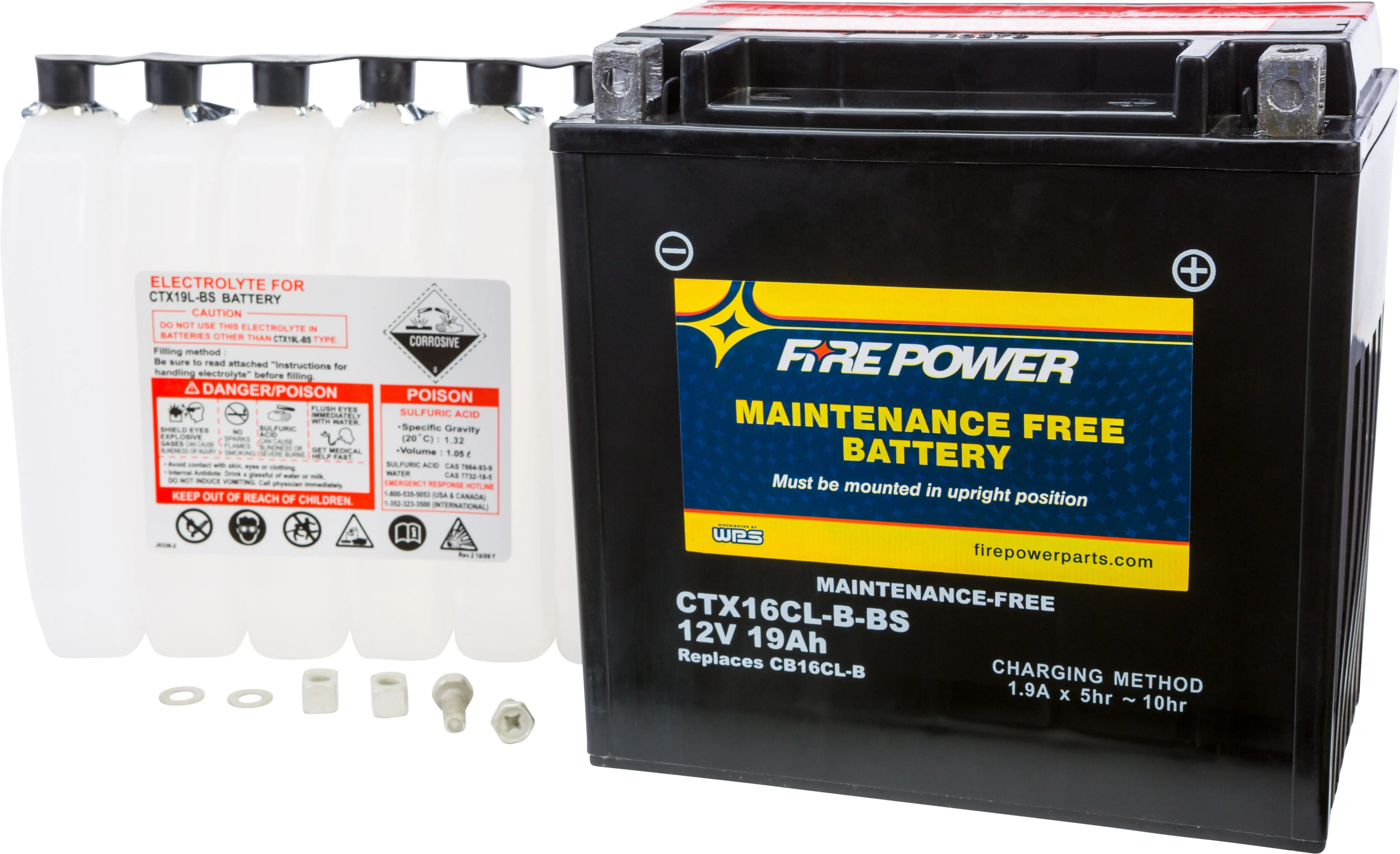 BATTERY CTX16CL-B-BS MAINTENANCE FREE