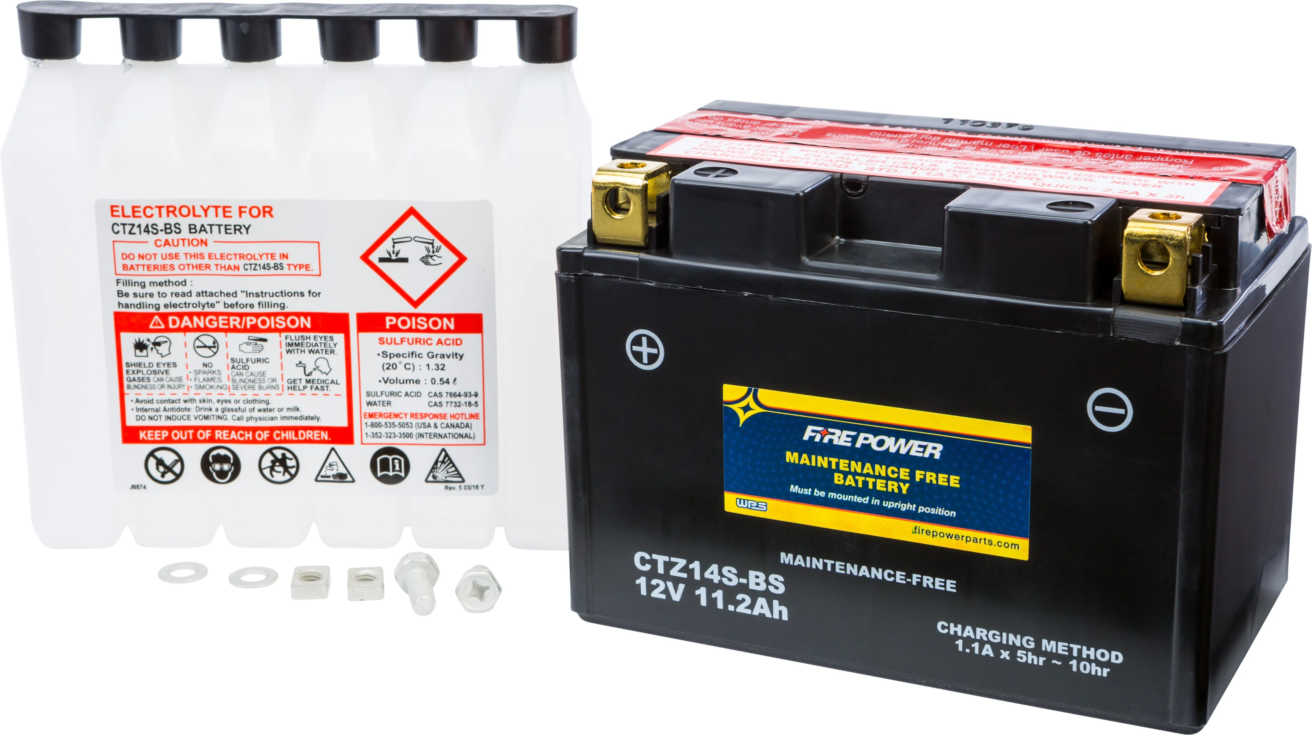 BATTERY CTZ14S-BS MAINTENANCE FREE