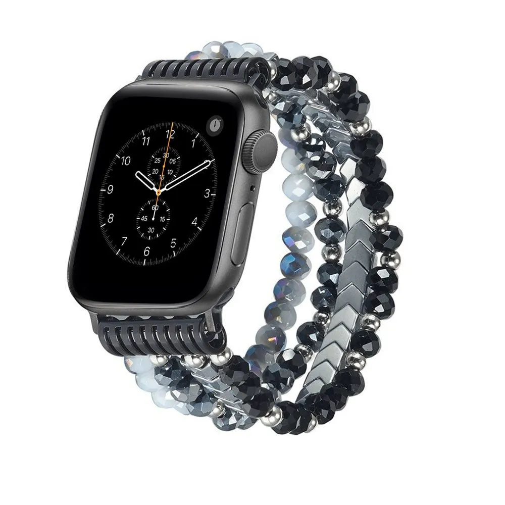 Beaded Steel Apple Watch Band for Women