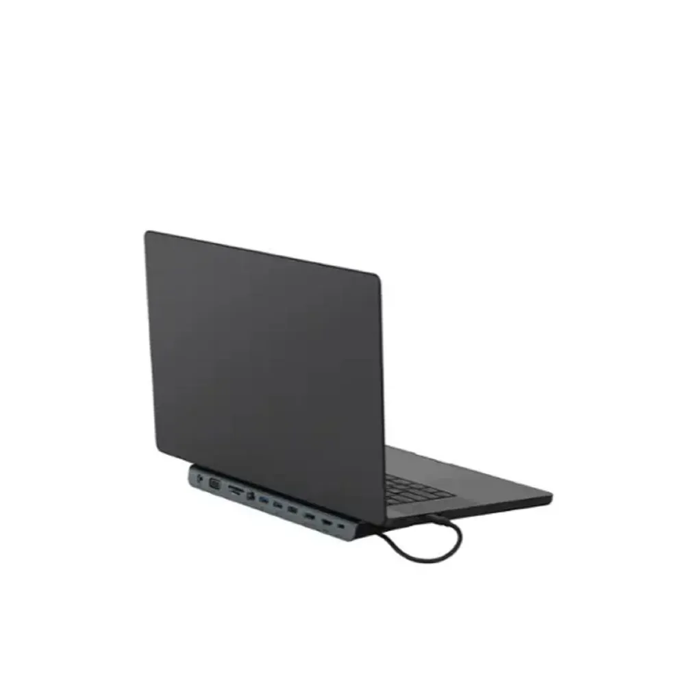 Belkin INC022ttDG-RL 11-in-1 USB C Hub with 4K HDMI, DP, VGA, 100W PD Docking Station for MacBook Pro, Air, and more - Dark Gray