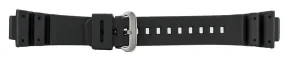 Black Rubber Watch Band 16mm 102803