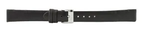 Black Smooth Leather Watch Band 14mm 105908