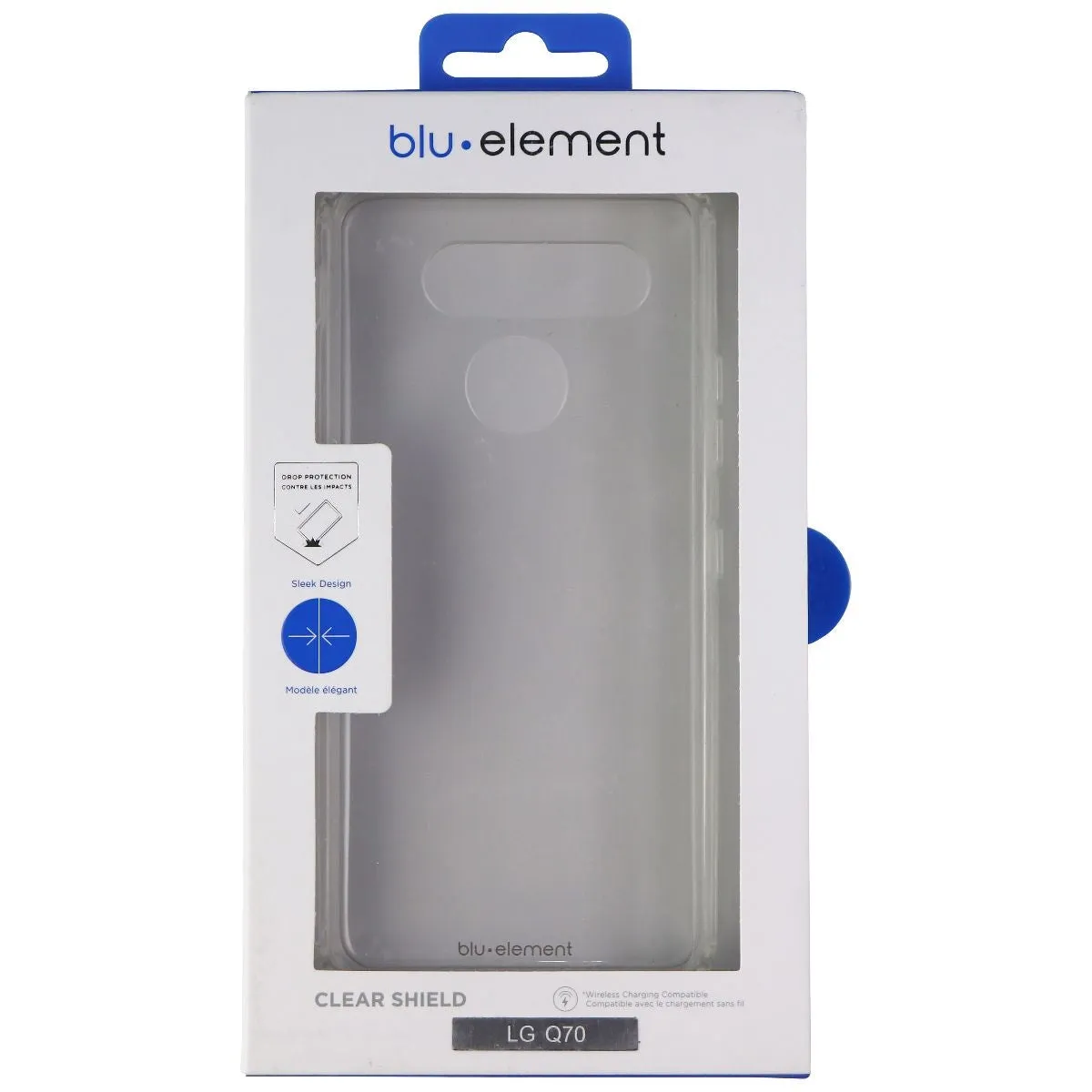 Blu Element Clear Shield Series Hard Case for LG Q70 - Clear