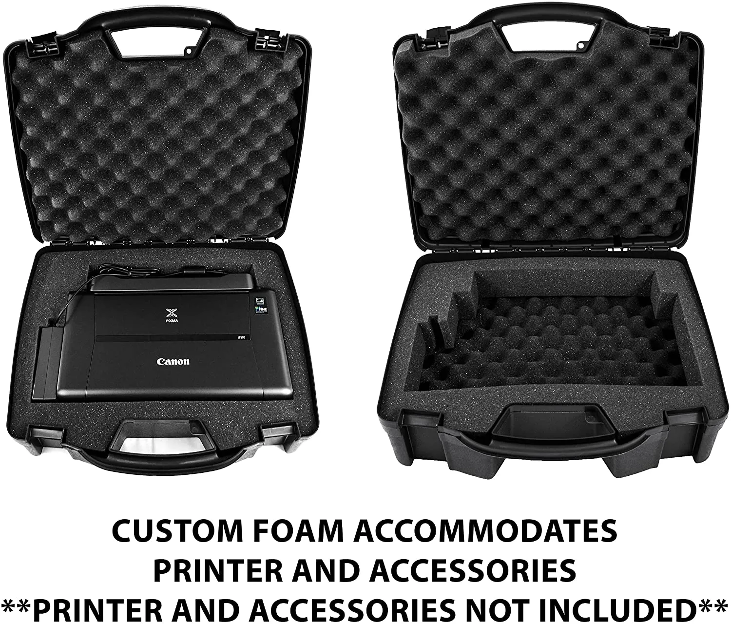 CASEMATIX Travel Case Compatible with Canon Pixma iP110 Wireless Mobile Printer and Accessories