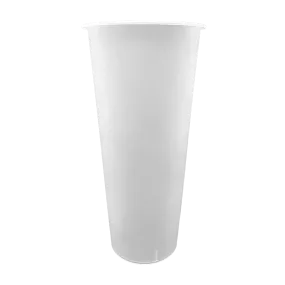 CCF 22/24OZ(D90MM) Premium PP Injection Plastic Cup - Frosted 500 Pieces/Case