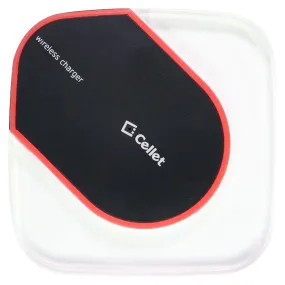 Cellet Qi Wireless Charging Pad for Smartphones - Clear/Black