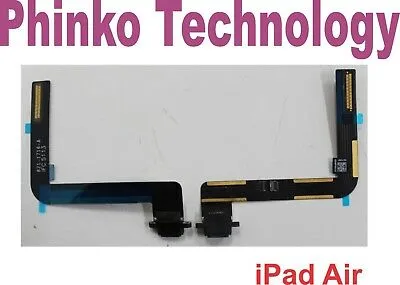 Charging Port Dock Connector Ribbon Flex Cable for Apple iPad Air 5th Gen Black