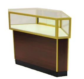 Cherry Corner Display Case with Gold MM-JDCUGOLD