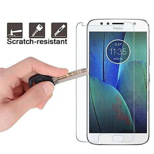 Chevron Moto G5s Plus Pro  Tempered Glass By Chevron [Slightly Smaller Due To Curve Edges]