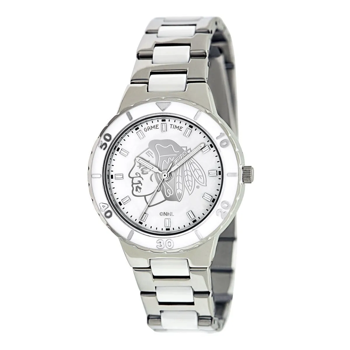 Chicago Blackhawks Ladies Pearl Watch