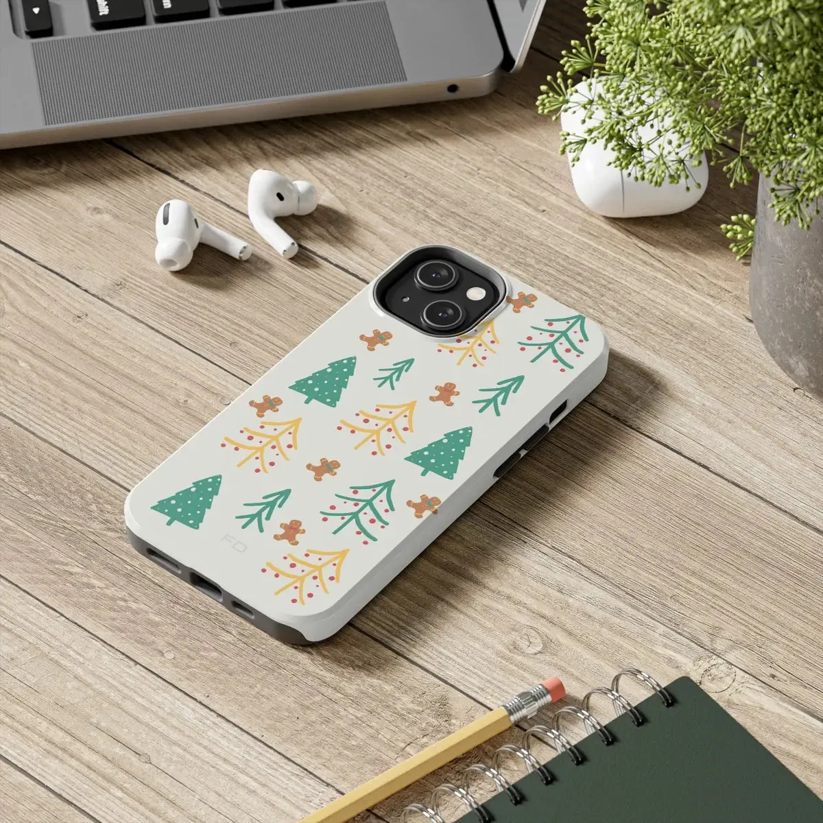 Christmas Tree's Tough Case for iPhone with Wireless Charging -Christmas Tree iPhone Case